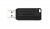 Pendrive, 128GB, USB 2.0, 10/4MB/sec, VERBATIM "PinStripe", fekete