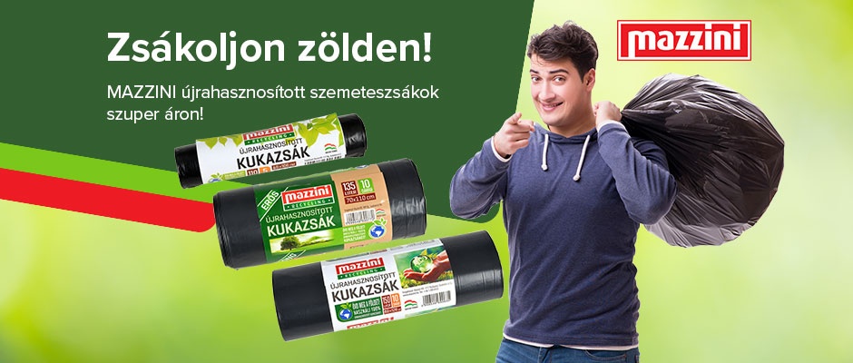 Zsákoljon zölden!